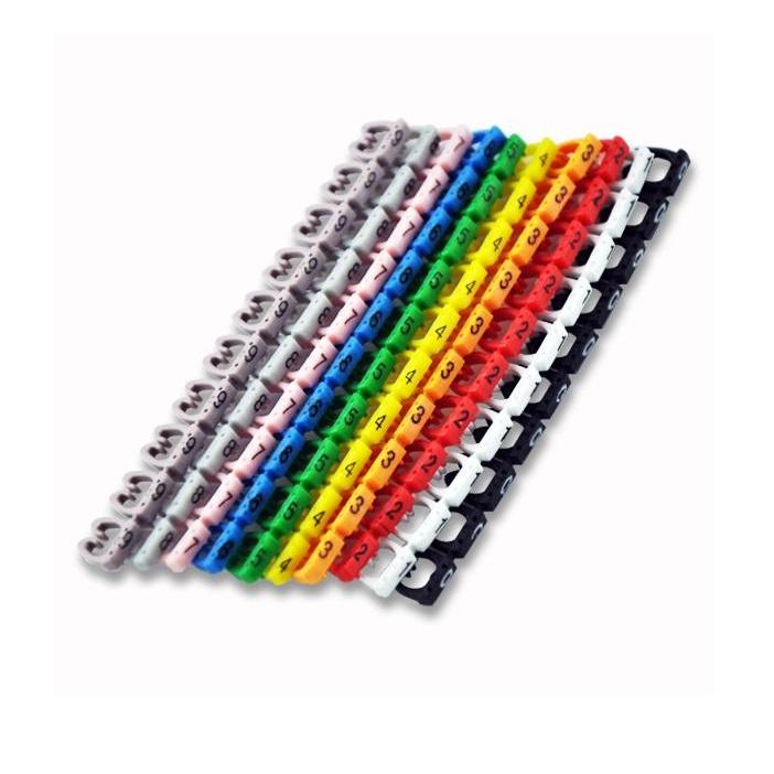 Vòng đánh số dây mạng Cat6 nhiều màu