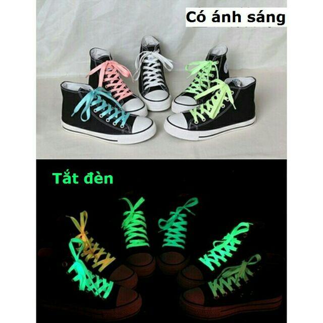 Siêu rẻ Bộ 2 đôi dây giày dạ quang phát sáng