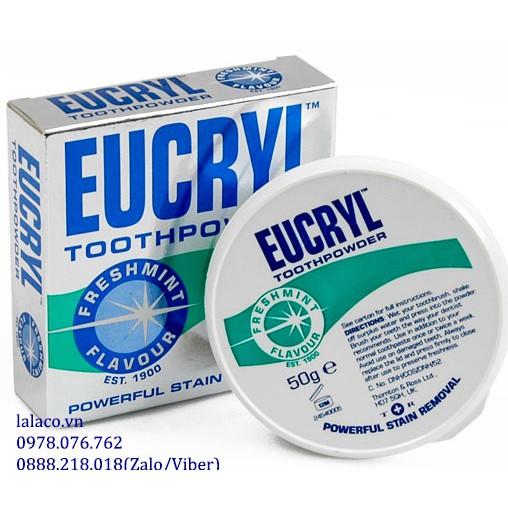 Bột tẩy trắng răng Eucryl 50g