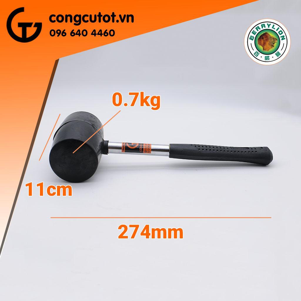 Búa cao su 0.7kg 30cm Berylion