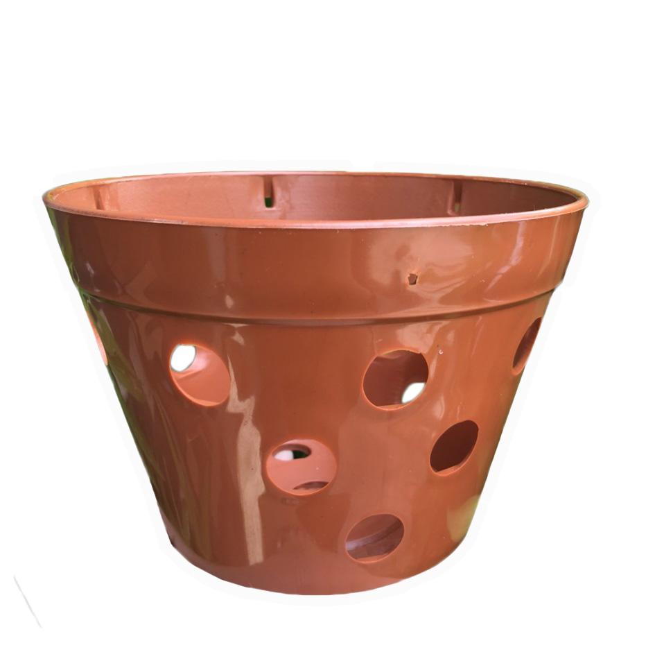 Bộ 5 chậu lan giả đất nung đường kính miệng 20cm