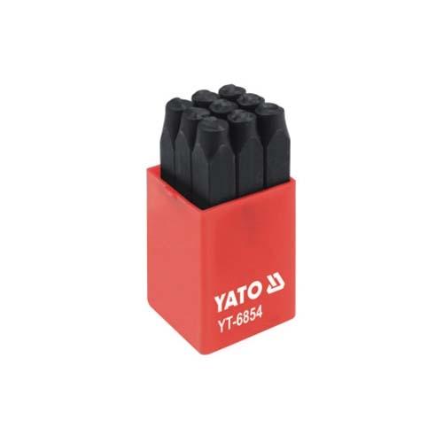 Bộ đóng số 9 chi tiết yato yt-6854