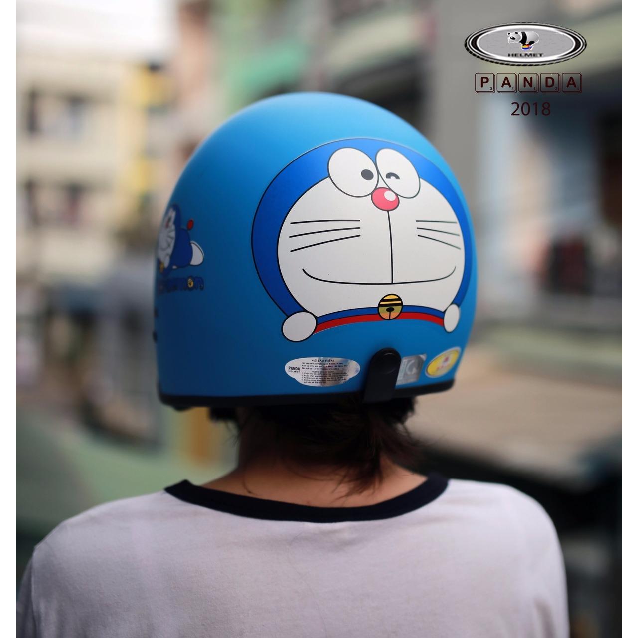 [HCM]Mũ Phượt 3/4 Doremon hàng công ty