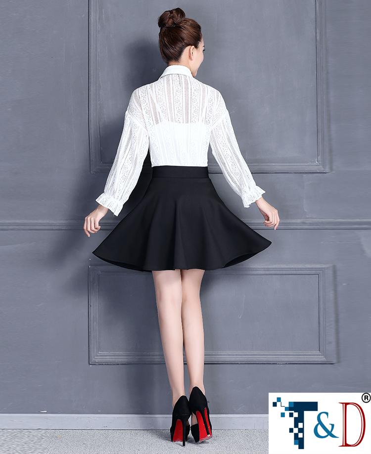 [HCM]CHÂN VÁY ĐEN PHỐI TÚI THỜI TRANG