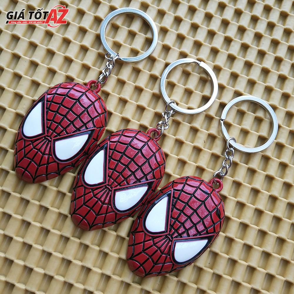 Móc treo chìa khóa mẫu Marvel Spider Man 3D cực đẹp