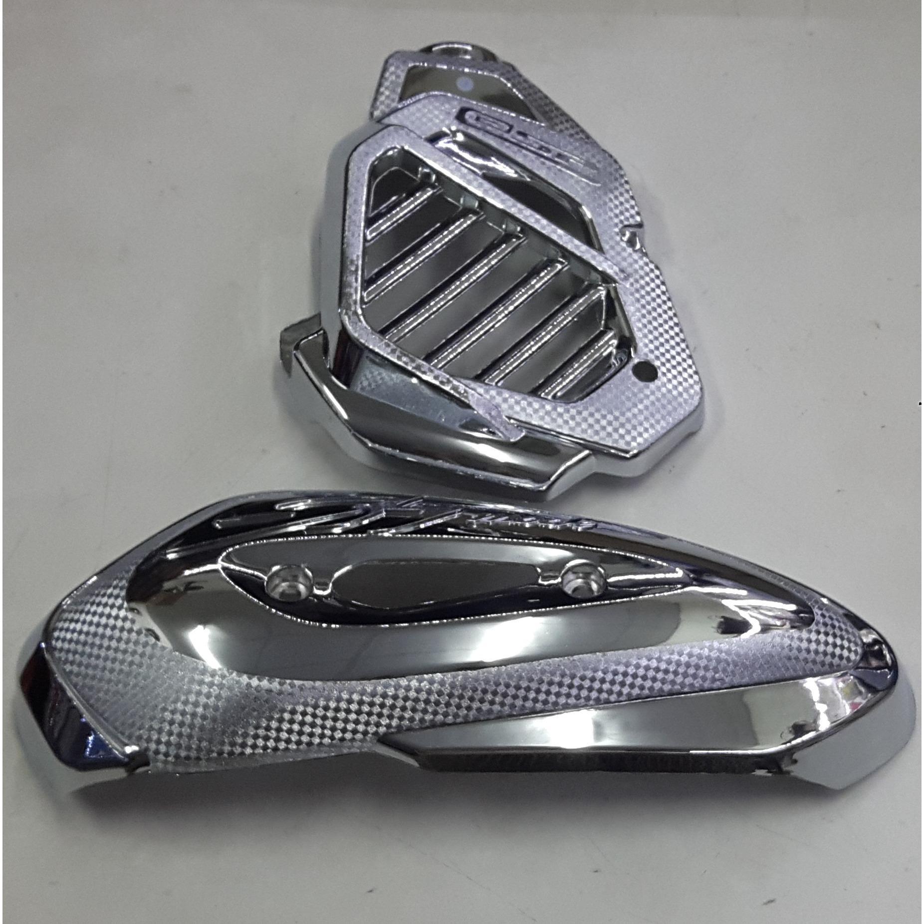 Bộ Ốp Pô E + Ốp Quạt Gió Xe SH Mode (2016-2019 )