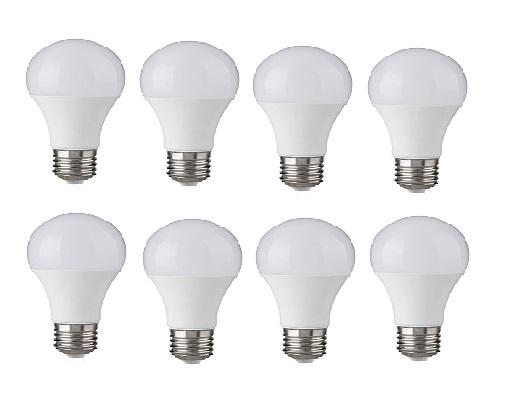 Bộ 8 bóng đèn led bulb trụ siêu sáng 12w - a60
