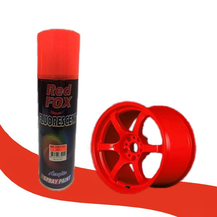 [HCM]Sơn xịt Huỳnh Quang màu đỏ - Fluorescent Redfox