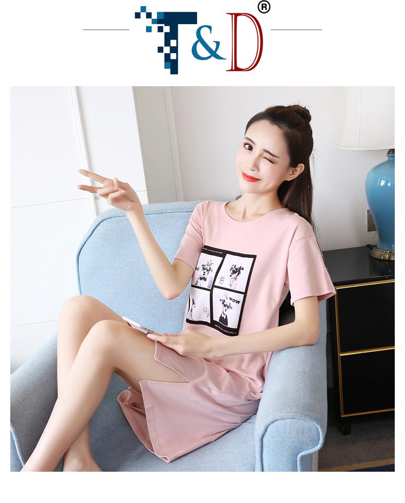[HCM]VÁY THỜI TRANG (ĐI CHƠI + ĐỒ NGỦ + MẶC NHÀ) NỮ CHÓ WOW HỒNG B18