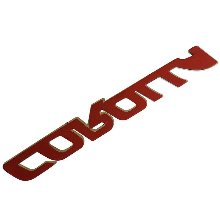 Tem logo chữ nổi COROLLA dán trang trí xe