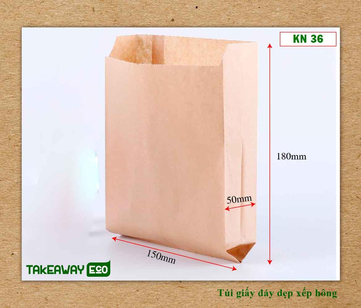 Túi giấy kraft đựng Hamburger (1000 cái )