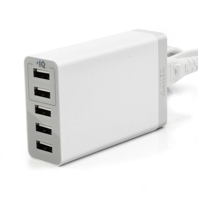 [HCM]Adapter sạc Anker Powerport Lite 5 cổng USB - A2134