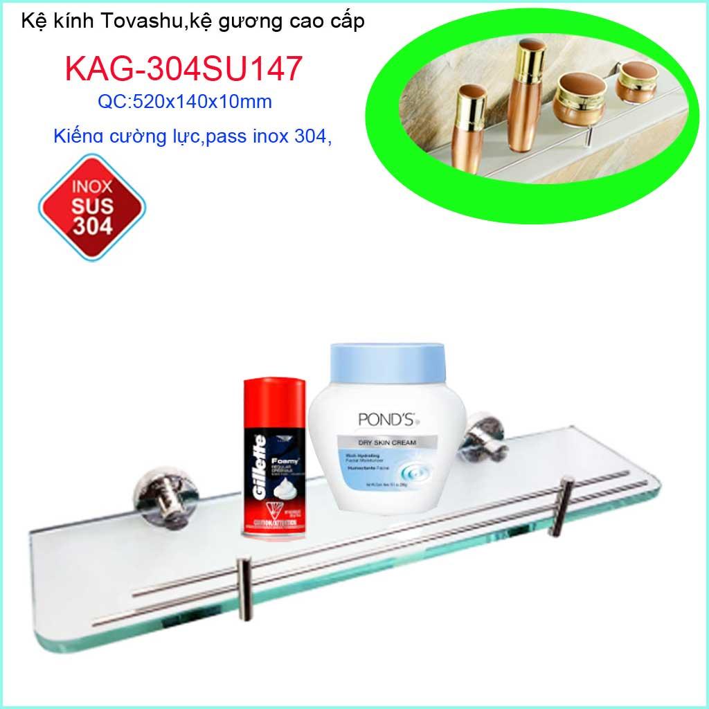 Kệ kính nhà tắm, kệ kiếng, kệ gương Tovashu KAG-304SU147