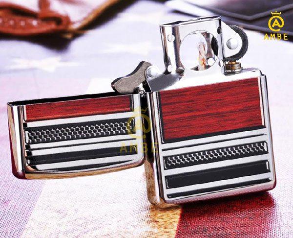 Bật lửa Zippo Steel and Wood ZP28676