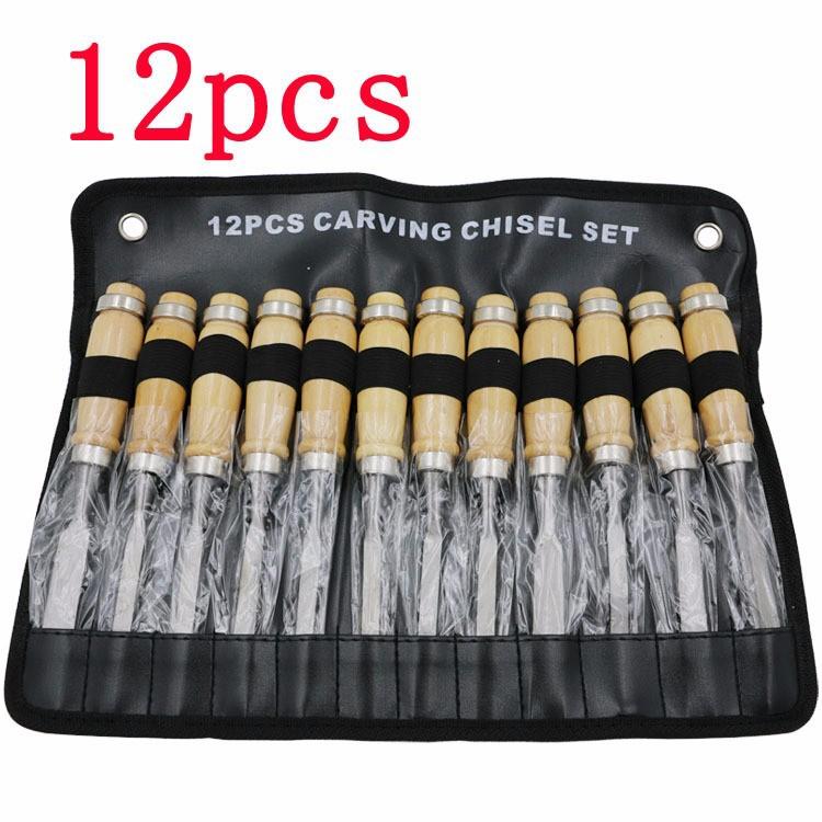 Bộ 12 mũi đục khắc gỗ đa năng