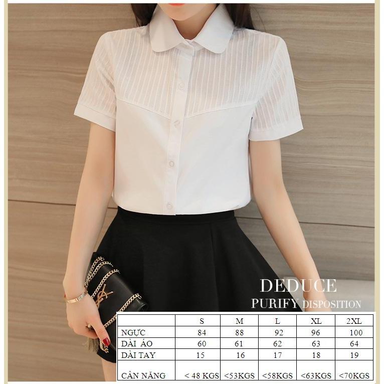[HCM]Áo sơ mi nữ tay ngắn công sở AN01