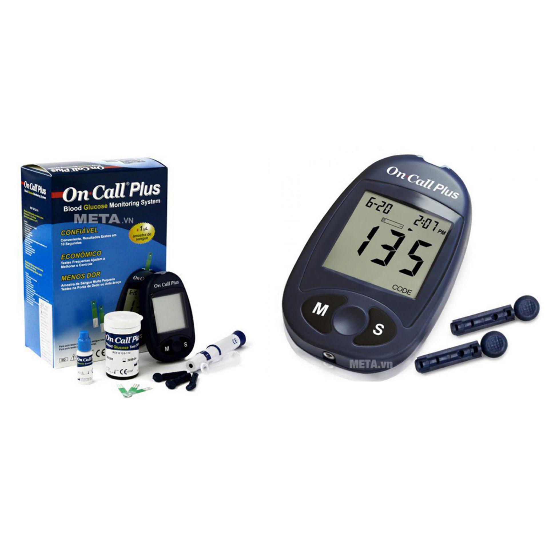 Máy đo đường huyết Acon On-Call Plus Blood Glucose Meter (Xanh)
