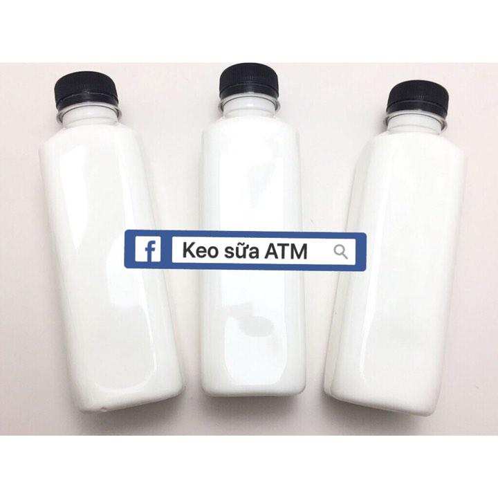 Chai keo sữa atm 350ml đóng chai