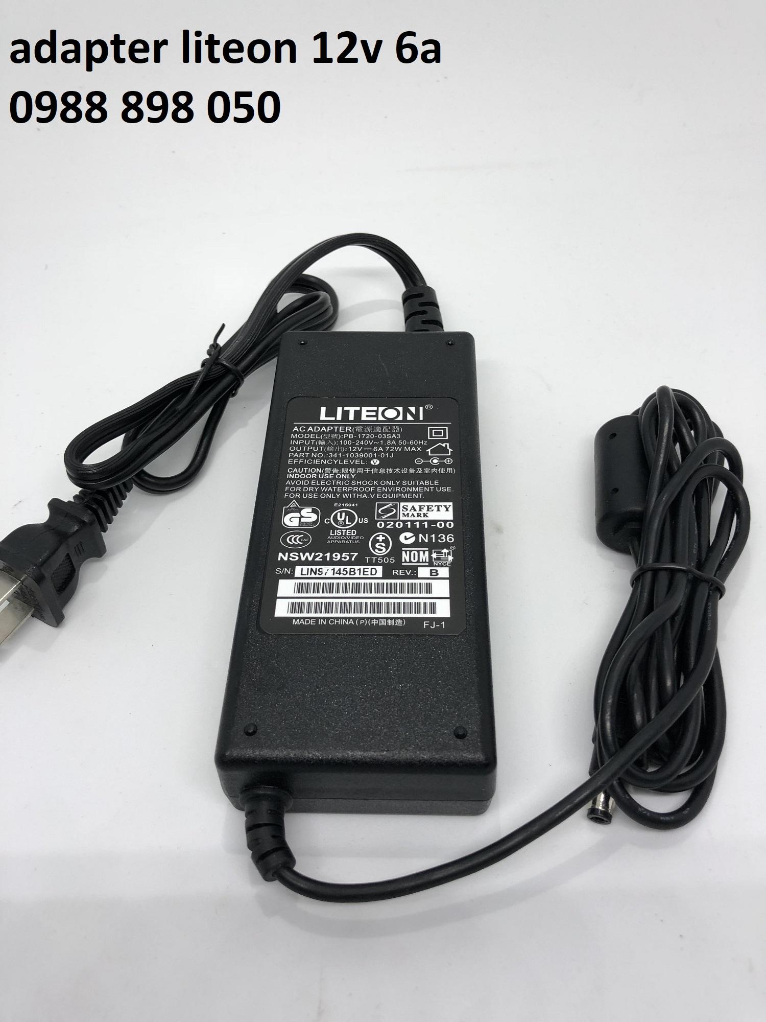 Adaptor nguồn liteon 12V 6Abản gốc