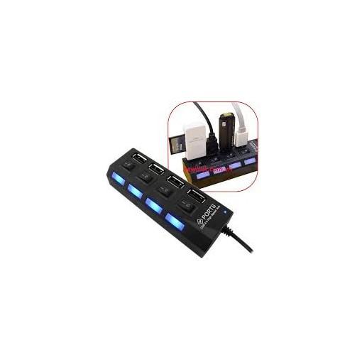 Bộ chia USB 4 Cổng, Hub USB 4 Cổng có công tắc