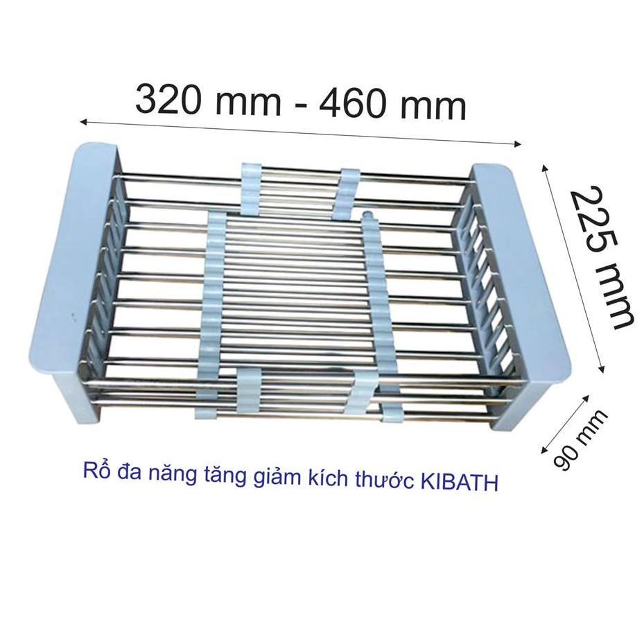 Rổ Kệ Đa Năng Co Giãn Để Chậu Rửa Chén