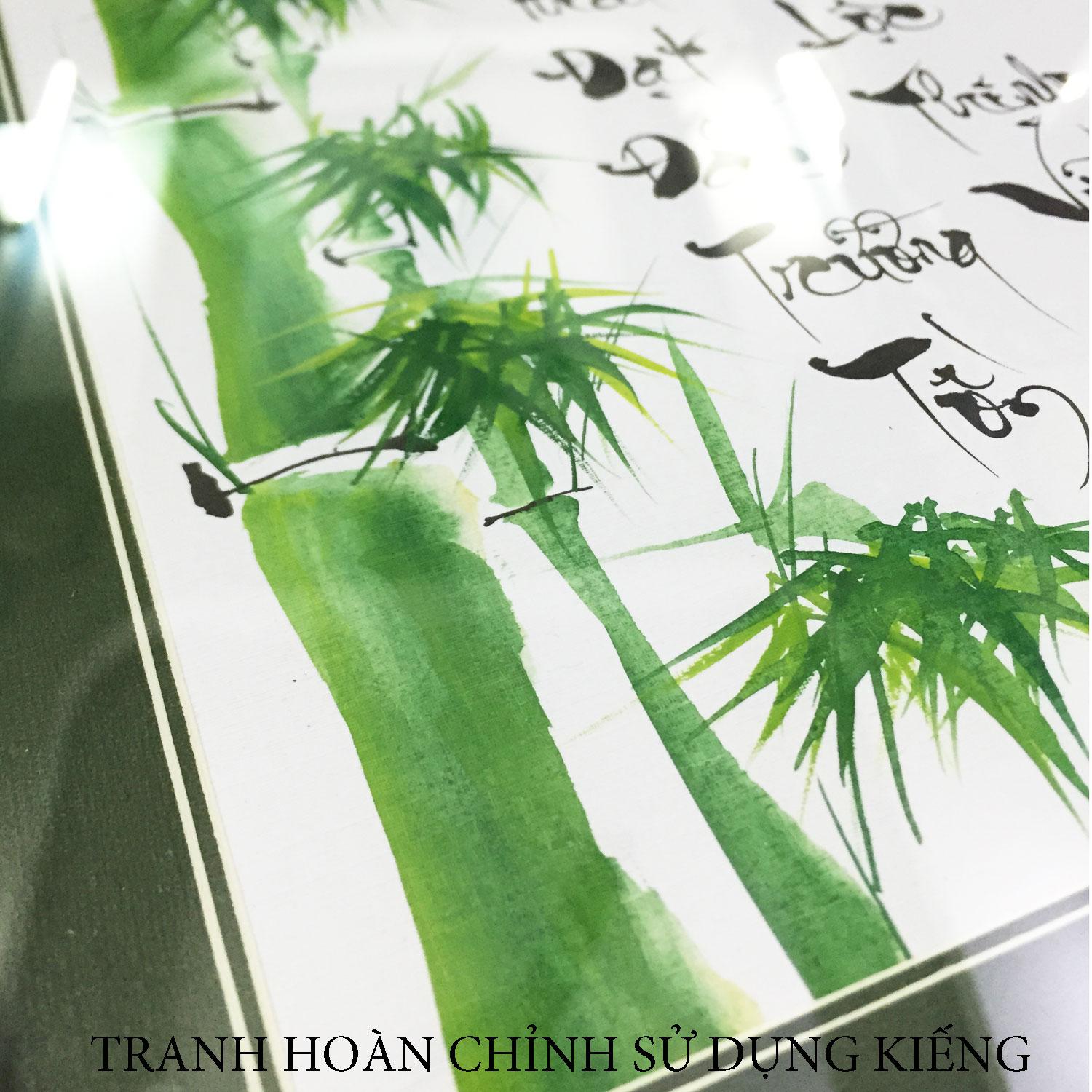Tranh thư pháp - Chữ Thịnh - Tranh Minh Hiền (Viết và Vẽ 100% - không sử dụng in ấn)