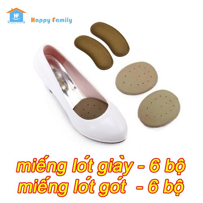[HCM]miếng lót giày + miếng lót gót - 12 bộ