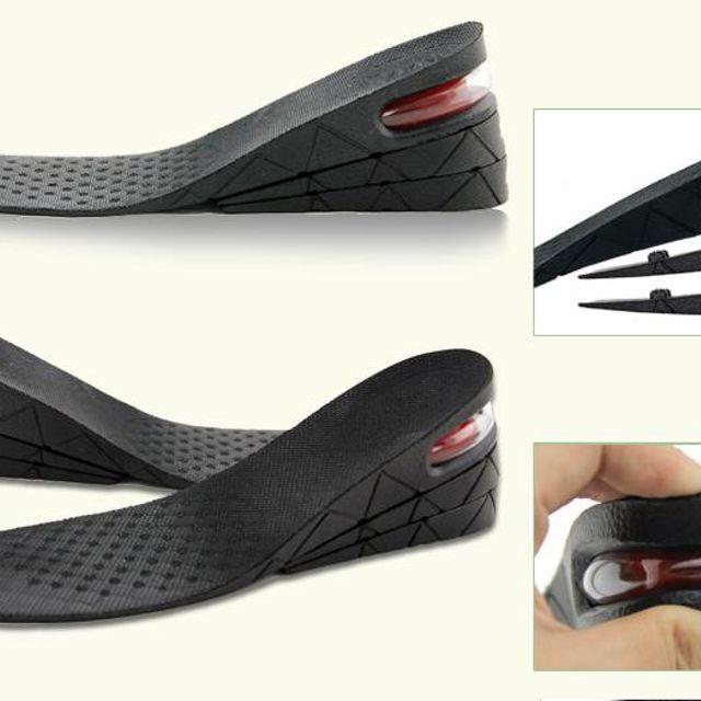 Bộ 2 Miếng Lót Giày Tăng Chiều Cao thêm 6cm + tặng kèm 1 dụng cụ đón gót giầy