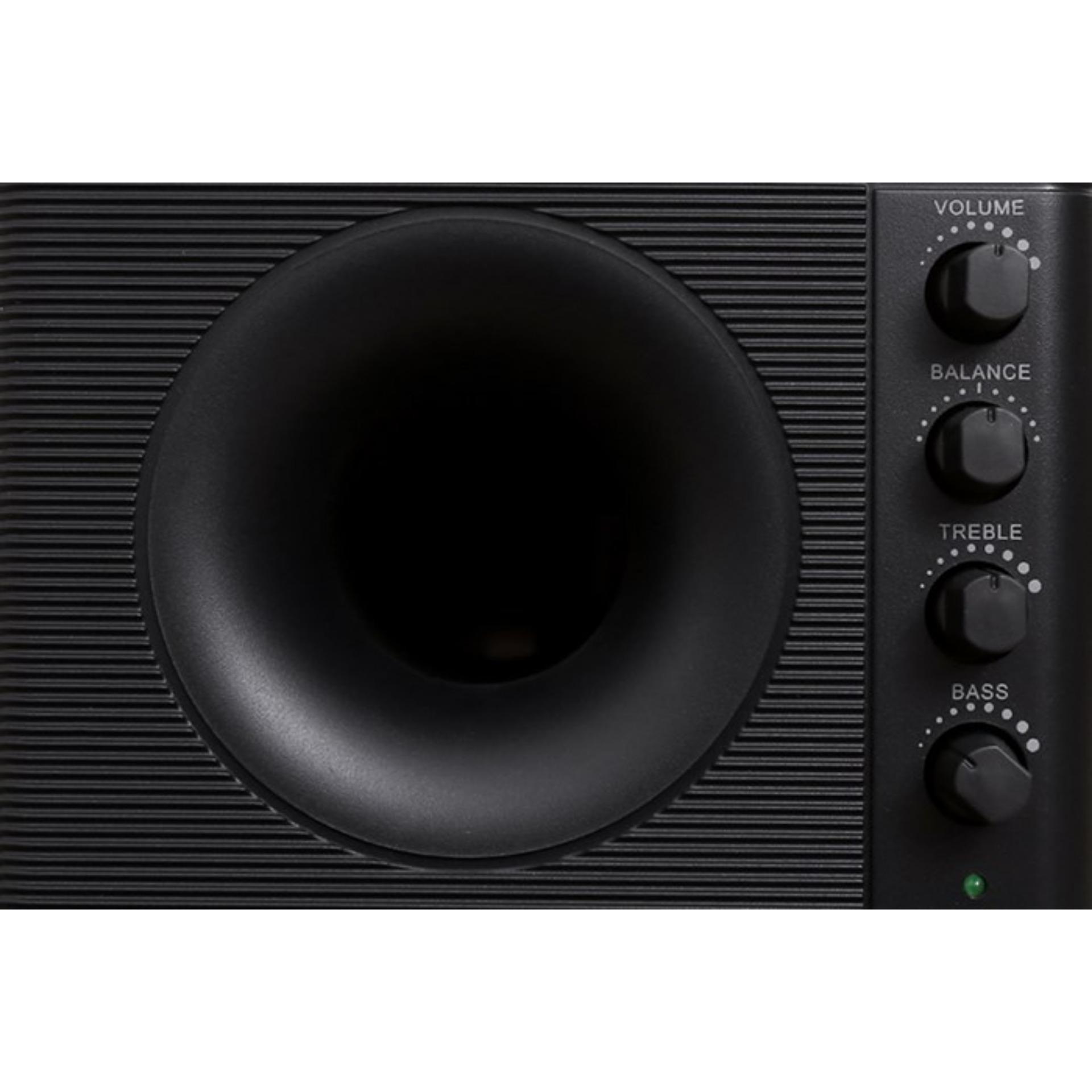 Loa máy tính Microlab X-2 (2.1) 46W (Đen) - Hàng Chính Hãng