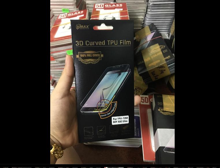Miếng dán dẻo full màn Vmax cho Sony XA2 Ultra