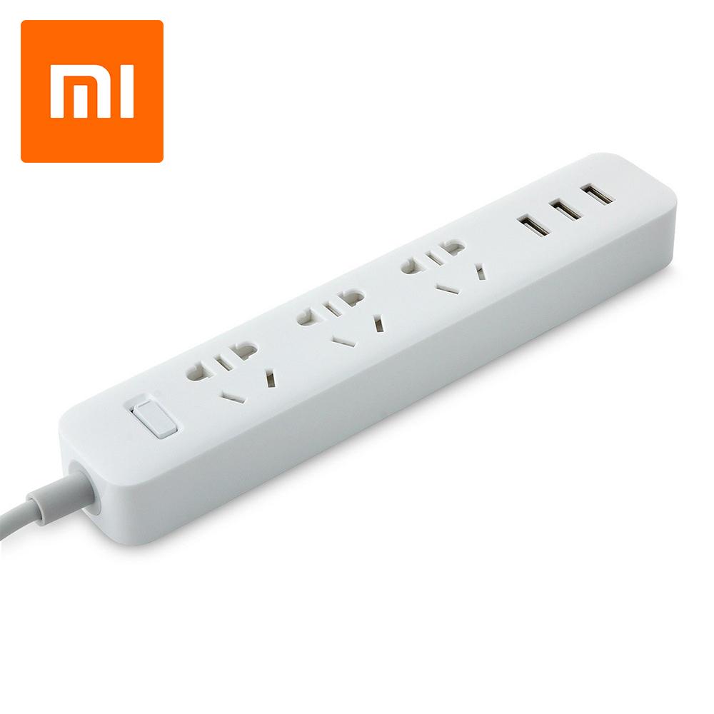 [Mã ELMAR31 Giảm 10%] Ổ Cắm Điện Xiaomi - 3 Ổ Điện / 3 Cổng Sạc USB (1A - 2A)
