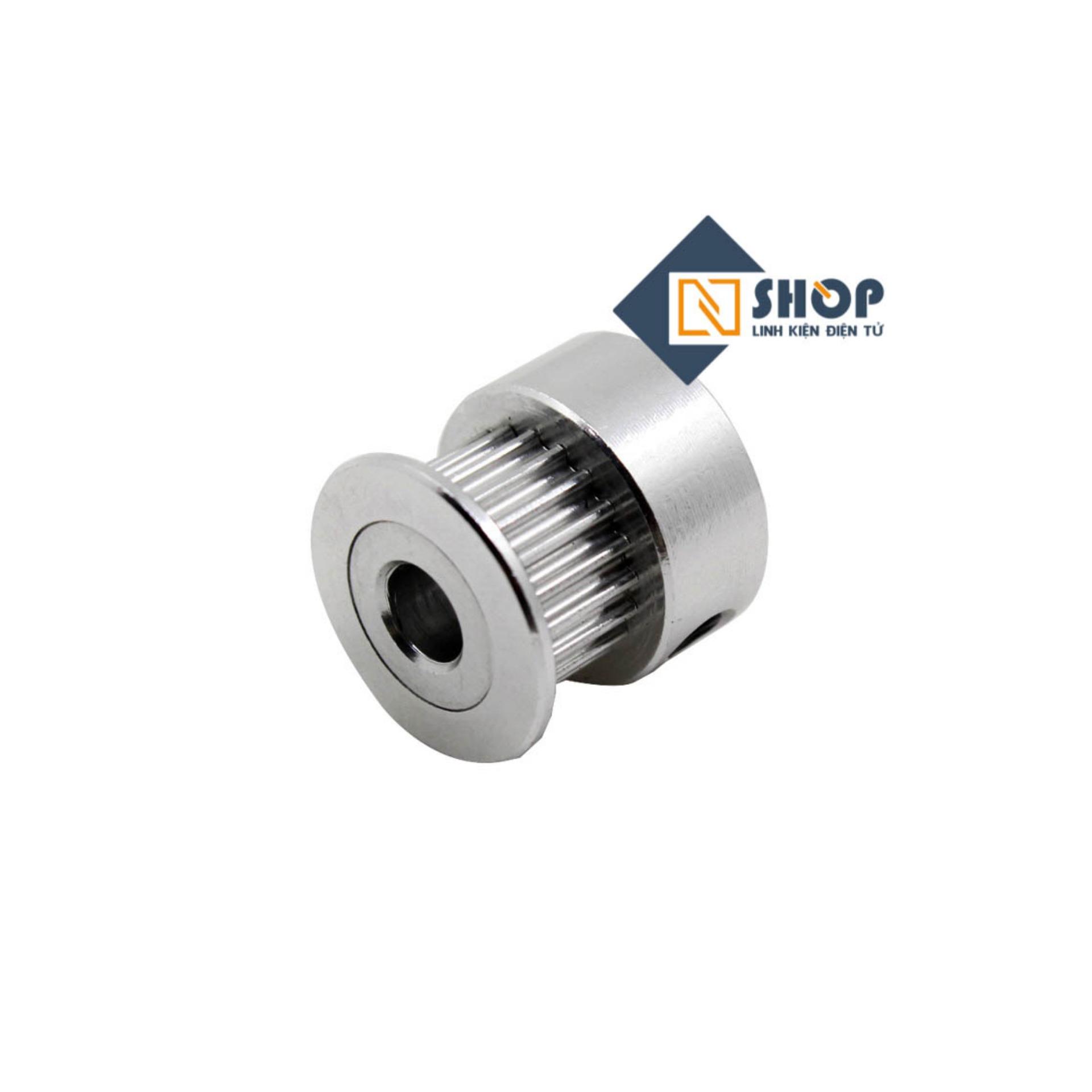 Puly GT2 16 răng bước răng 2mm trục 5mm