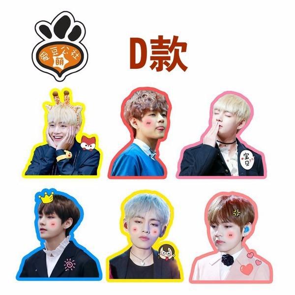 Hình dán idol BTS so kute