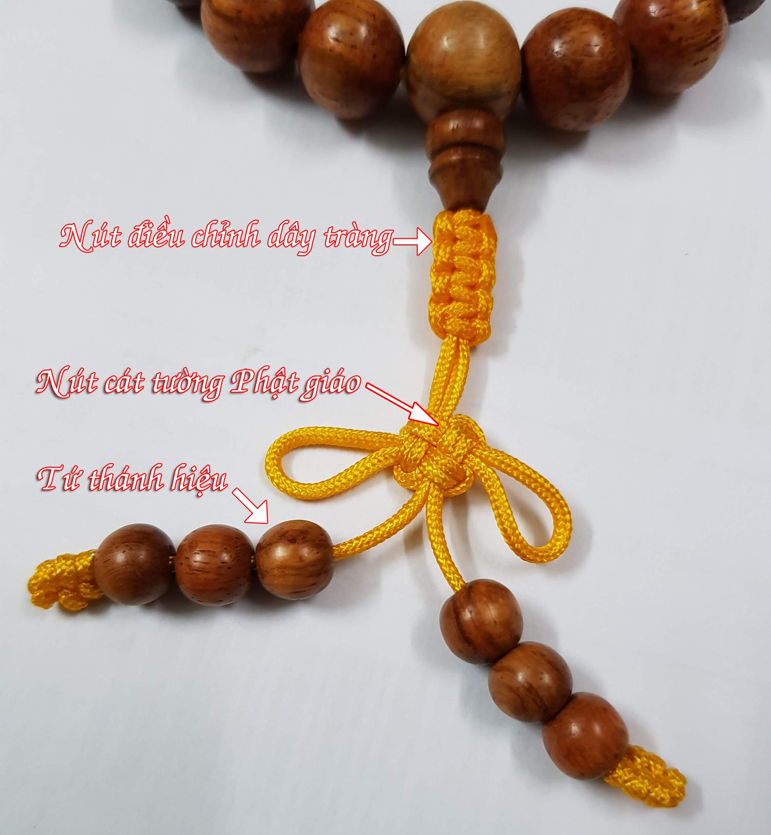 Chuỗi tràng gỗ hương 108 hạt 12li