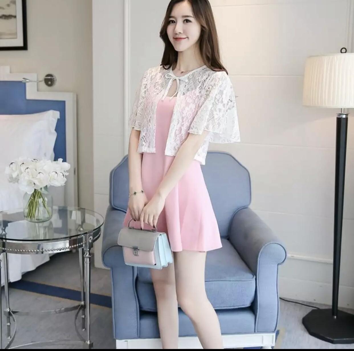 Áo Khoác Ren Lửng
