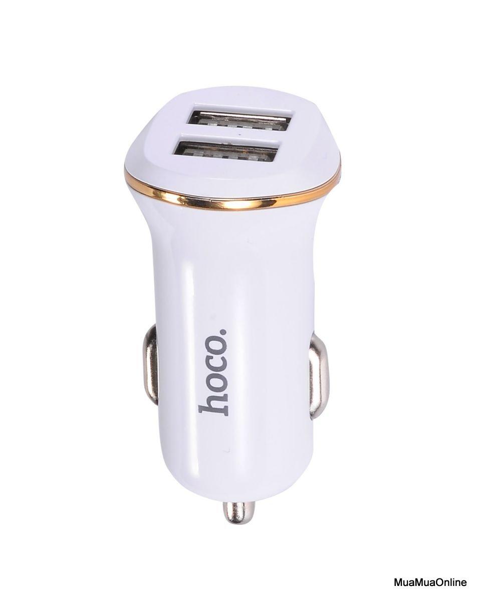 Cóc sạc xe hơi hoco z1 2 cổng usb