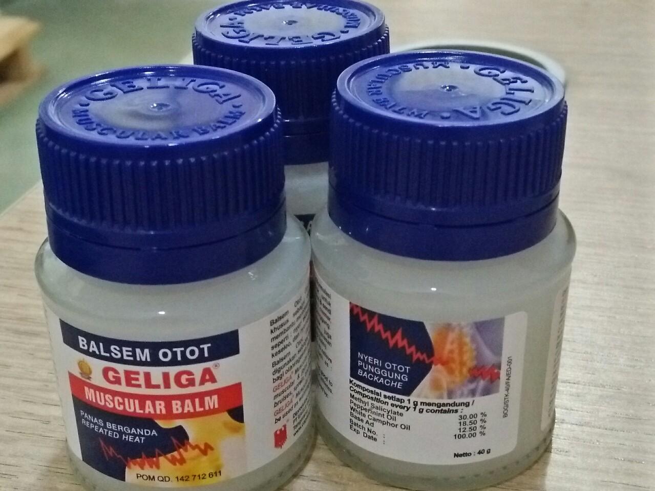 Combo 6 DẦU CÙ LÀ LỬA - GELIGA MUSCULAR BALM 40gr