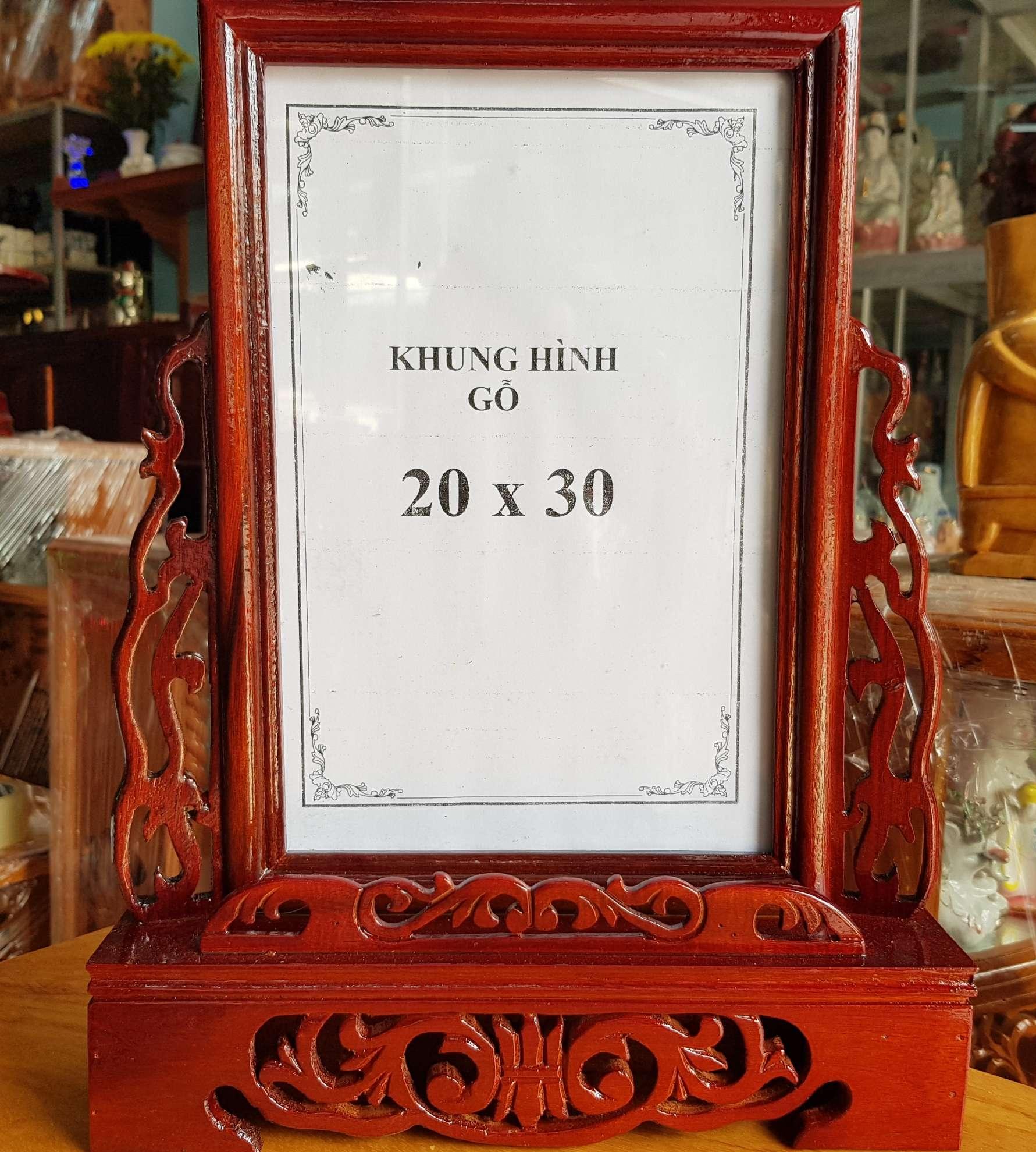 [HCM]Khung hình thờ gỗ xà cừ