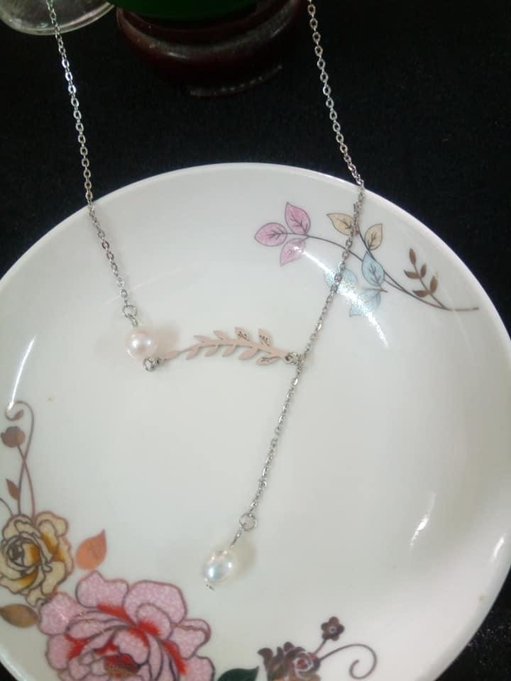 dây chuyền ngọc trai phối sang trọng