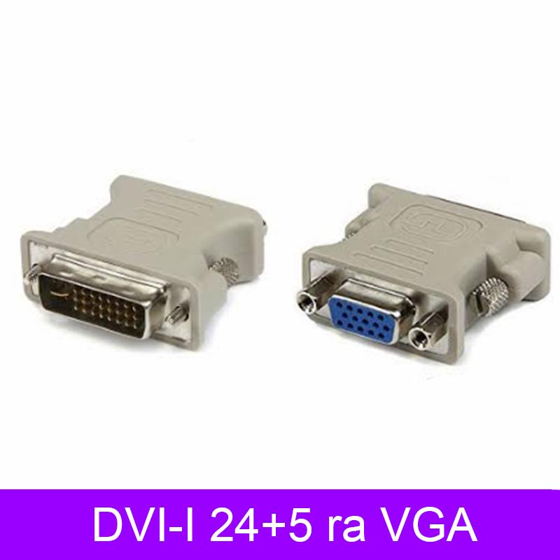 [HCM]Đầu chuyển đổi DVI-I 24+5 ra VGA (chuyển tín hiệu từ VGA card màn hình DVI ra LCD)