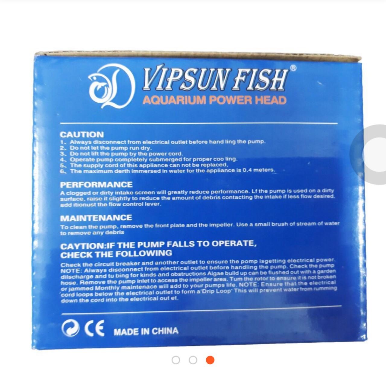 Máy Bơm Lọc Nước Hồ Cá VS-6600 - Máy Lọc Nước Bể Cá Vipsun