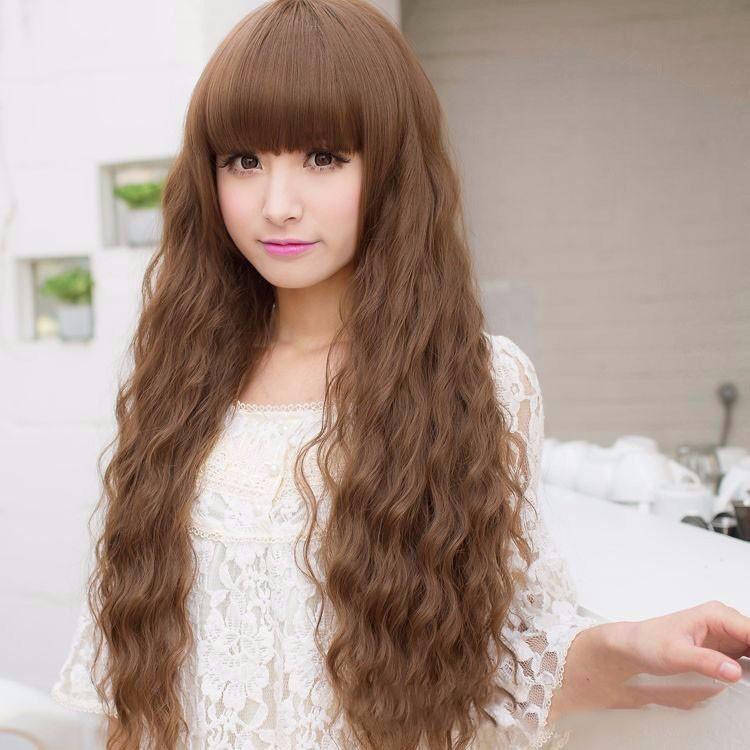 Tóc giả nữ hàn quốc kèm lưới - tg4141