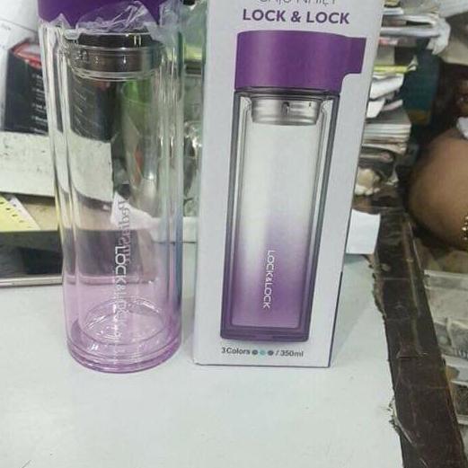 Bình nước thủy tinh chịu nhiệt lock&lock 350ml