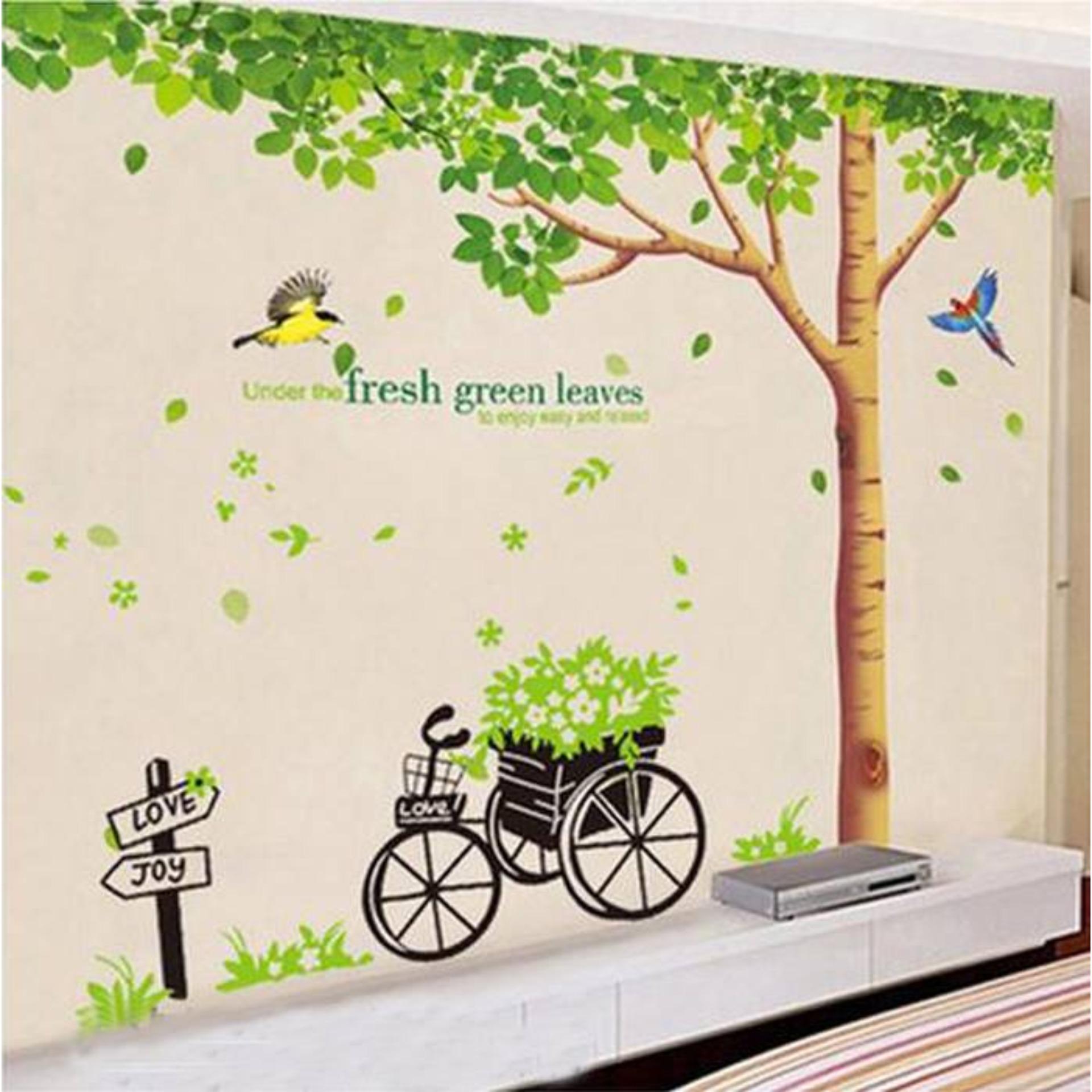 [HCM]Decal dán tường Cây Xanh To