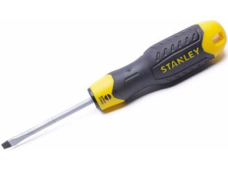 Vít dẹp Stanley 65-186 (Đen phối vàng)