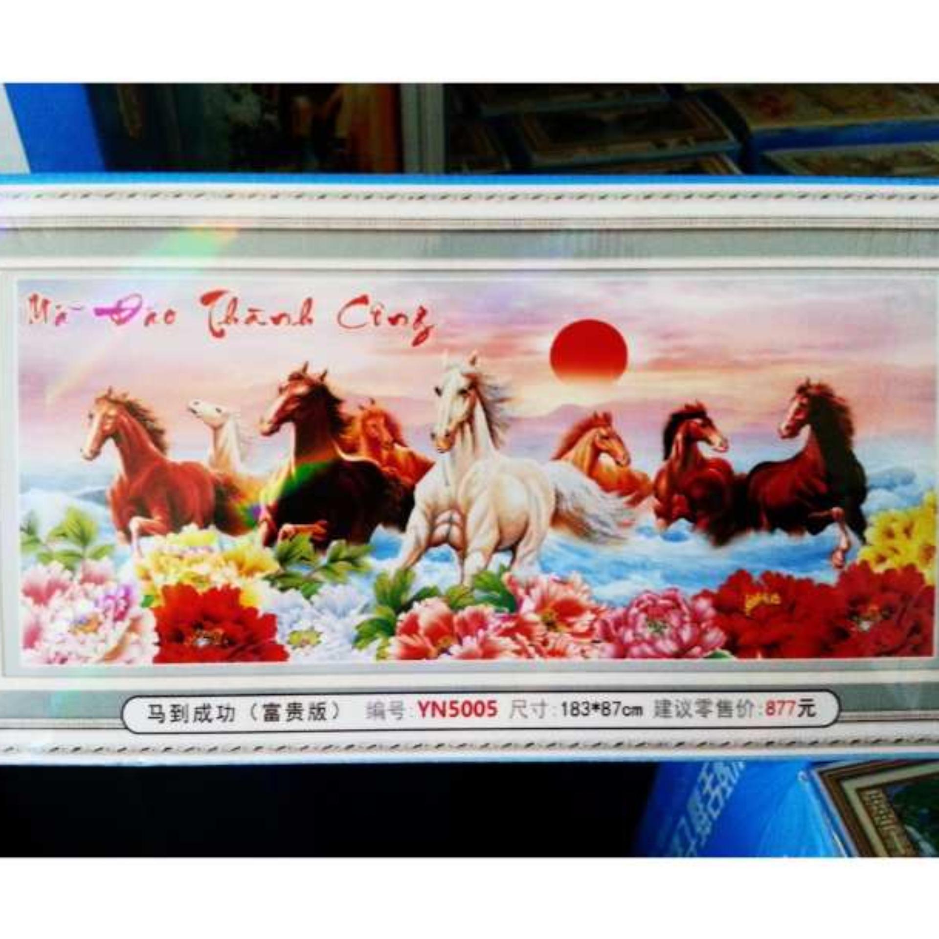 Tranh đính đá Mã đáo thành công YN5005-Ngọc Thịnh