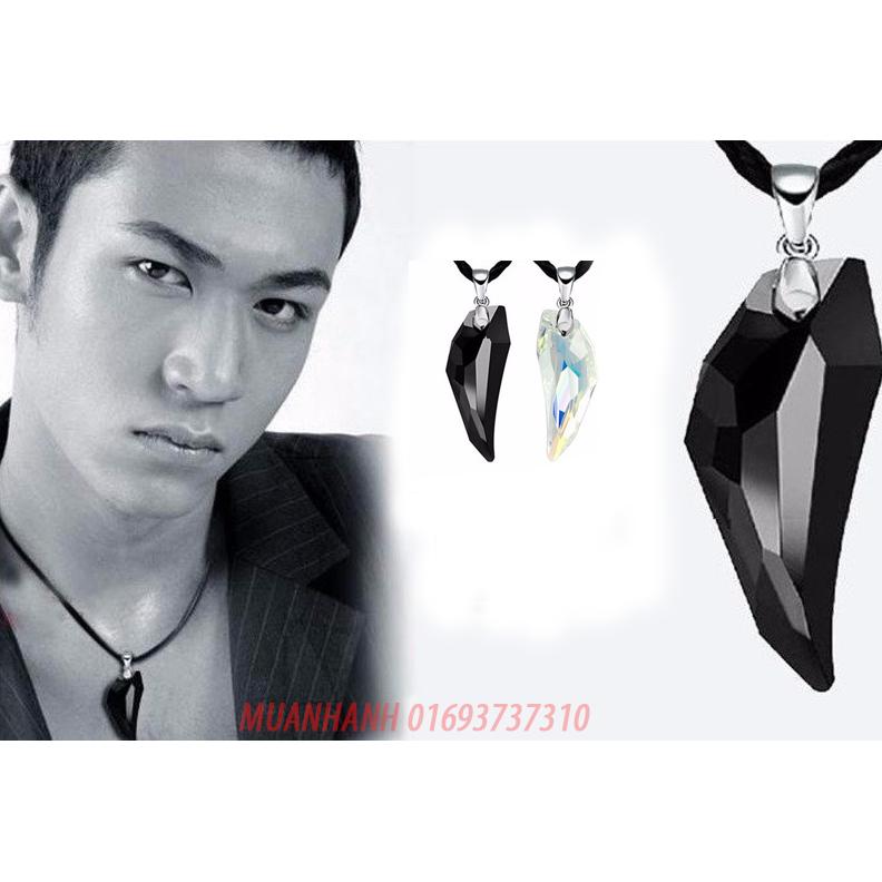 Vòng cổ nanh sói đen đơn sắc quyến rũ