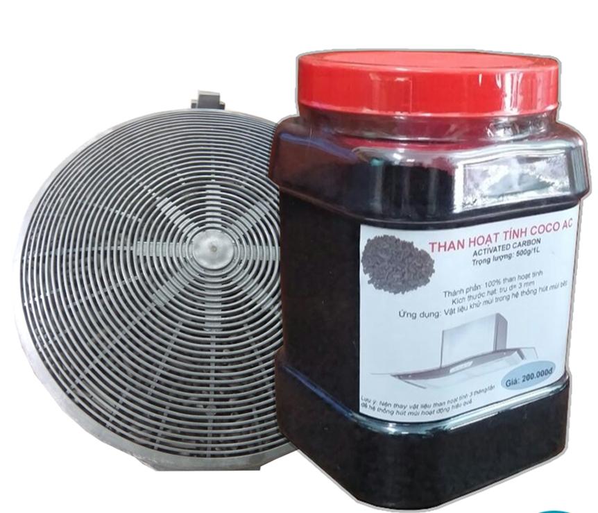 Than hoạt tính máy hút mùi 1,5kg