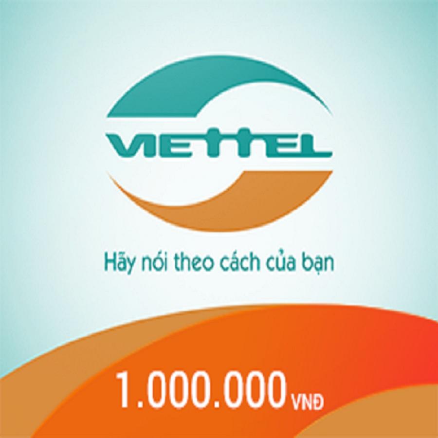 Thẻ Cào Viettel 1.000.000 VNĐ & PHÍ CHUYỂN