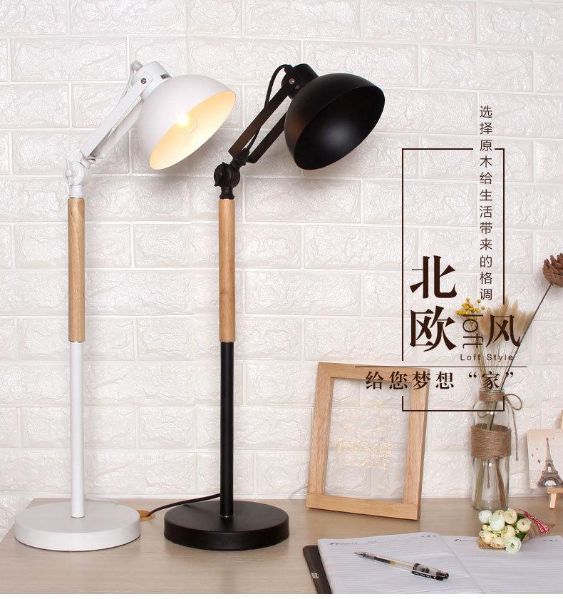 Đèn để bàn, đèn bàn làm việc Vintage DT04 đẹp mắt, độc đáo - Kèm bóng led chống lóa cận